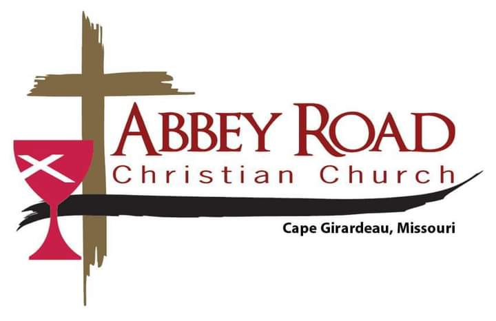 A picture of Abbey Road Christian Church logo. The logo has a cross and cup along with their name.